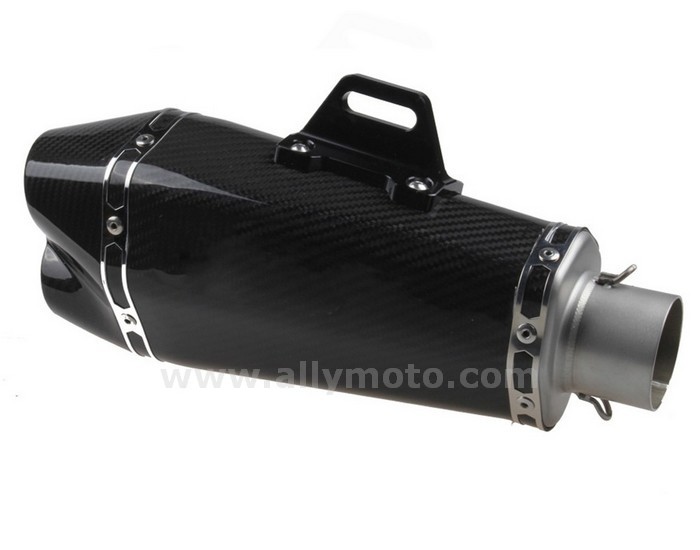 Carbon Fiber MUFFLER SLIP ON EXHAUST Muffler SUZUKI GSXR600 750 1000